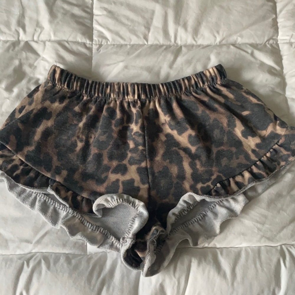 Cheetah Print Girls Shorts